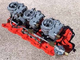 YOU BUILD - Real Deal 348" Chevrolet Tri-Power Carburetors, Intake & Extra Parts