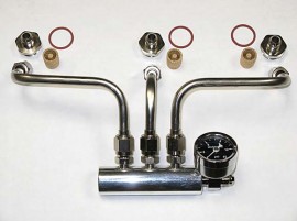 Rochester Tri-Power - Fuel Line Set - Side Inlet Rochesters with 1" Nut