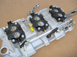 Rochester Tri-Power Base Plates & Progressive Linkage