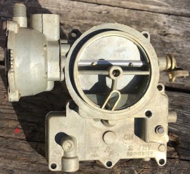 Rochester Carburetor Air Horn - Front Fuel Inlet - Small Base 2-Jet